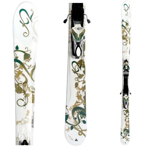 K2 T9 Tough Luv Womens Skis with Marker M1 11.0 TC Bindings