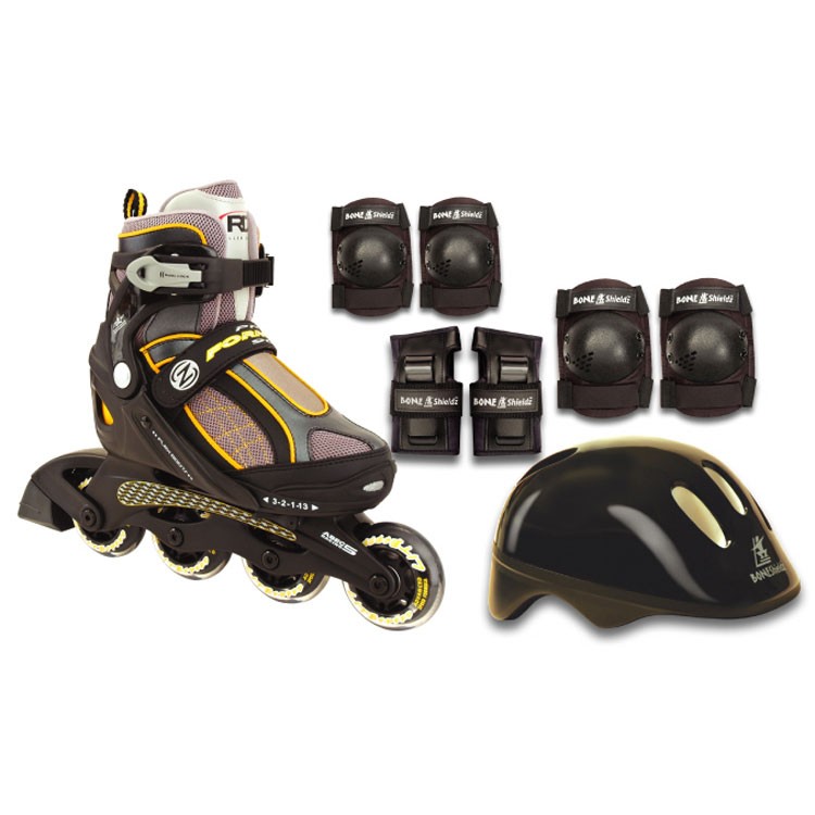 Roller Derby Pro 90 Formula Z Pack Adjustable Kids Inline Skates