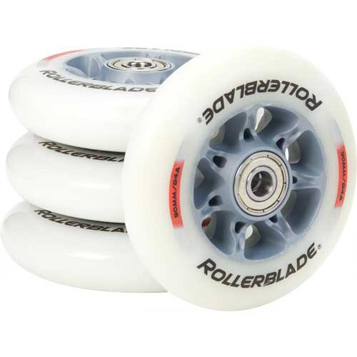Rollerblade Active HP Wheels with SG9 Bearings - 8 Pack 2010