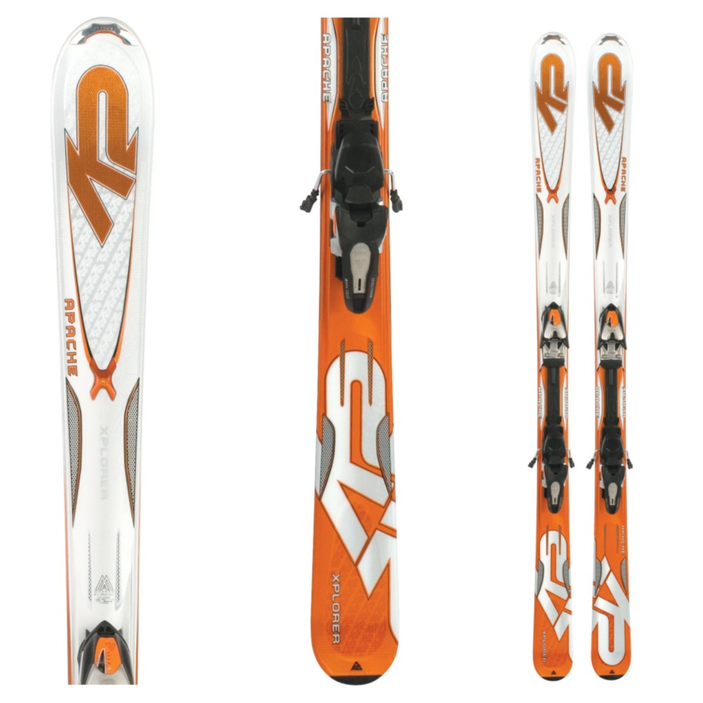 K2 Apache Xplorer Skis with MX 14.0 Bindings 2009