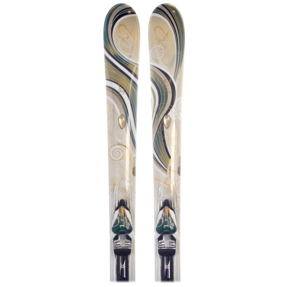 K2 Tough Luv Womens Skis with M1 11.0 Ti Bindings 2009