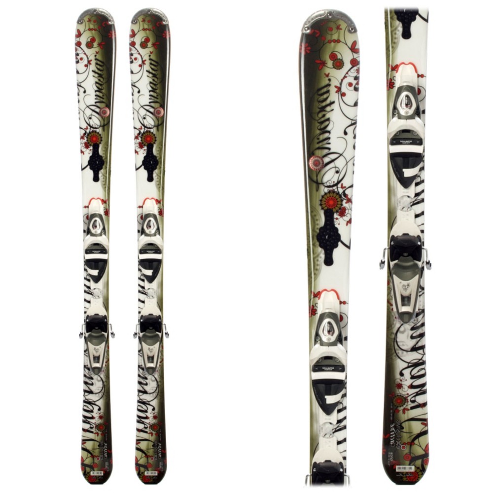 Dynastar Exclusive Active Womens Skis with Nova Exclusive Fluid Bindings 2009