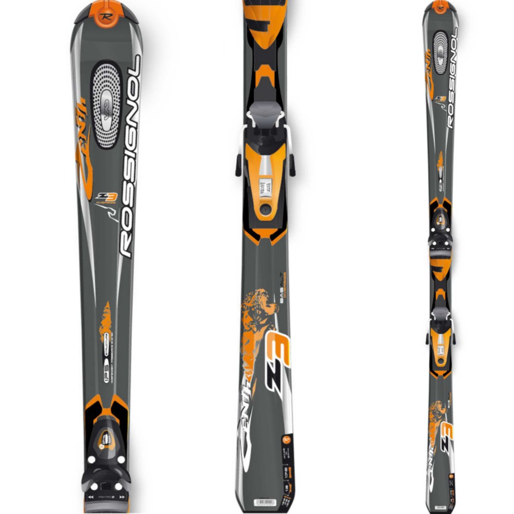 Rossignol Zenith Z3 Oversize Skis with Axium 110 / TPI2 Bindings 2009