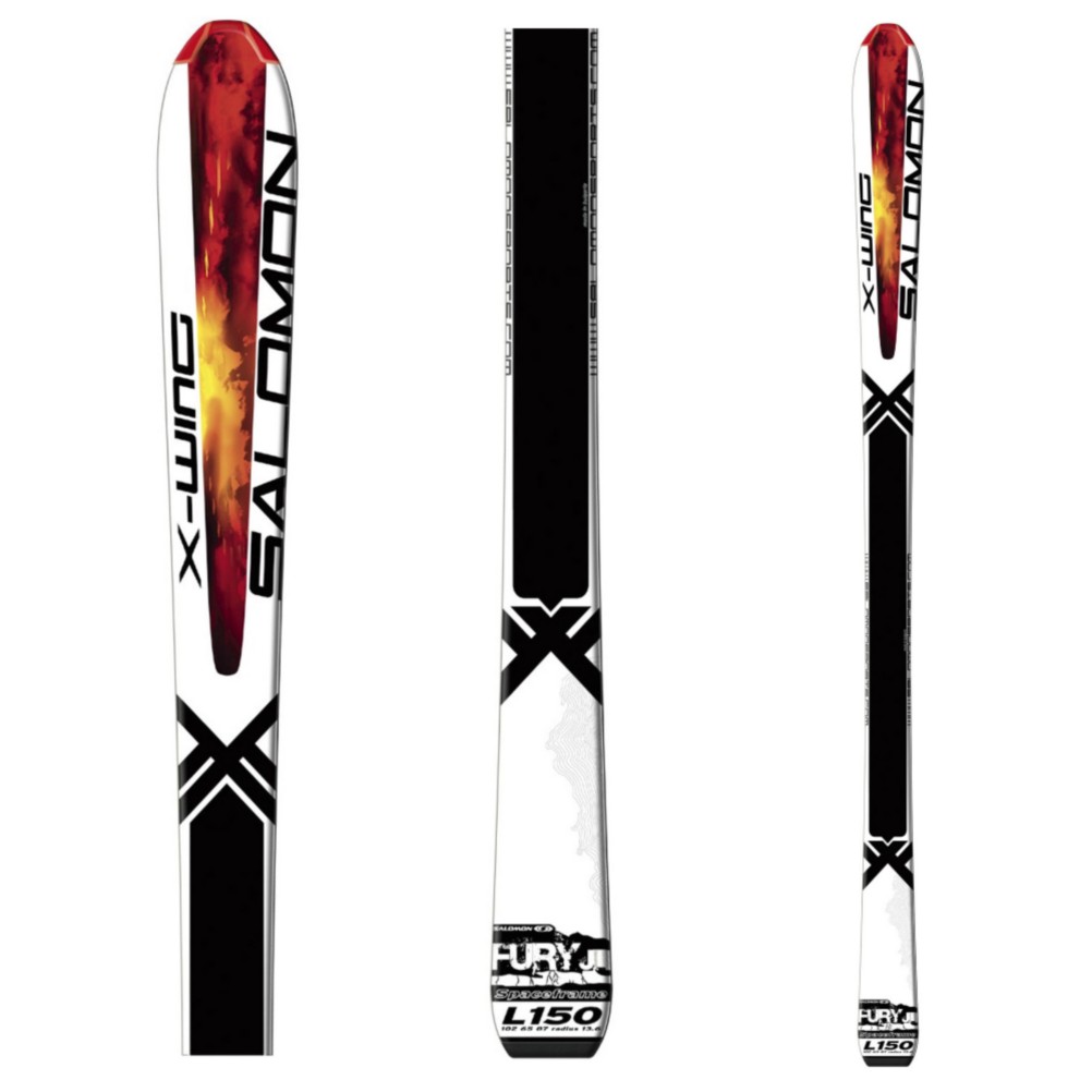 Salomon XW Fury Kids Skis with TZ5 SC Bindings 2009