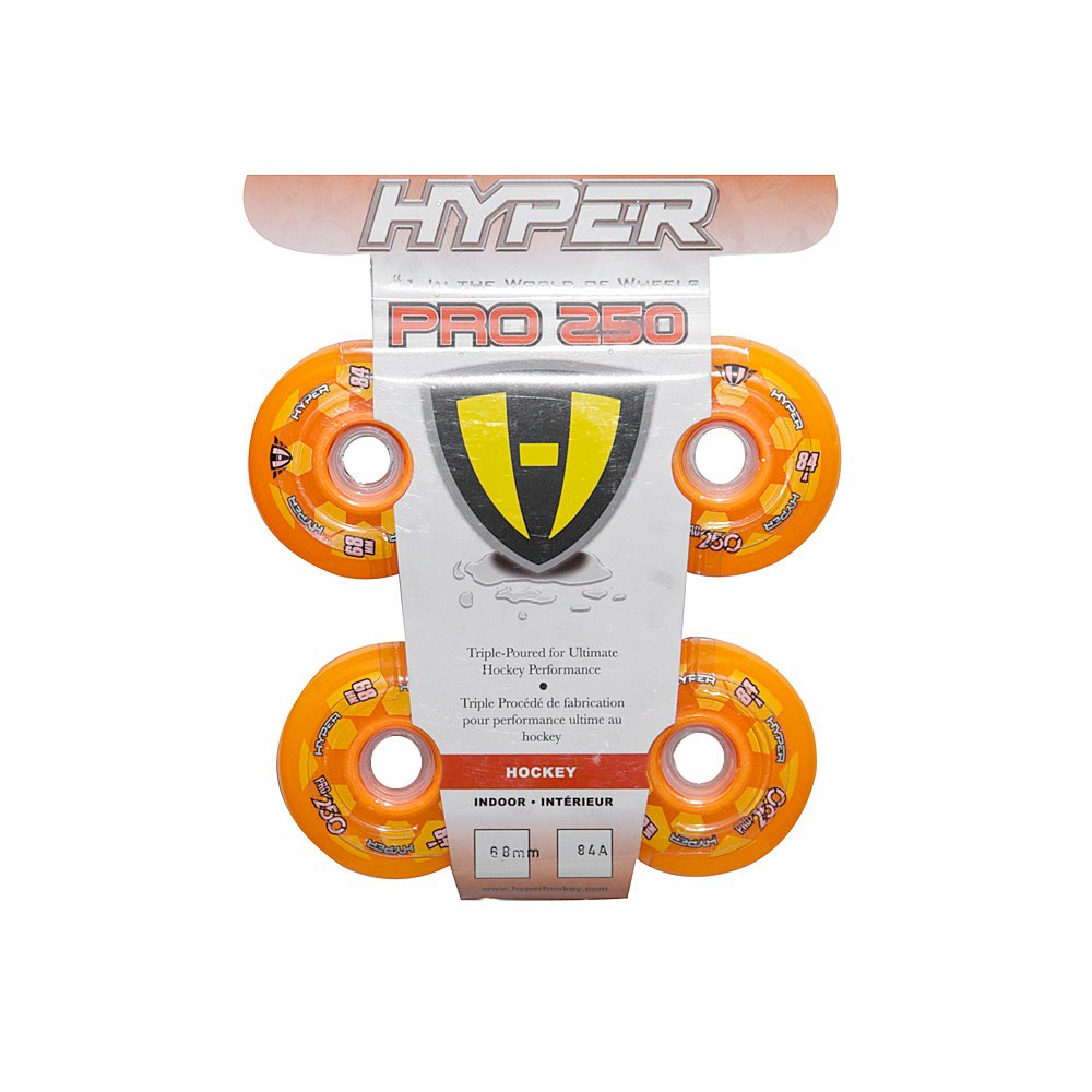 Hyper Pro 250 Outdoor Hockey Wheels - 4 Pack 2009