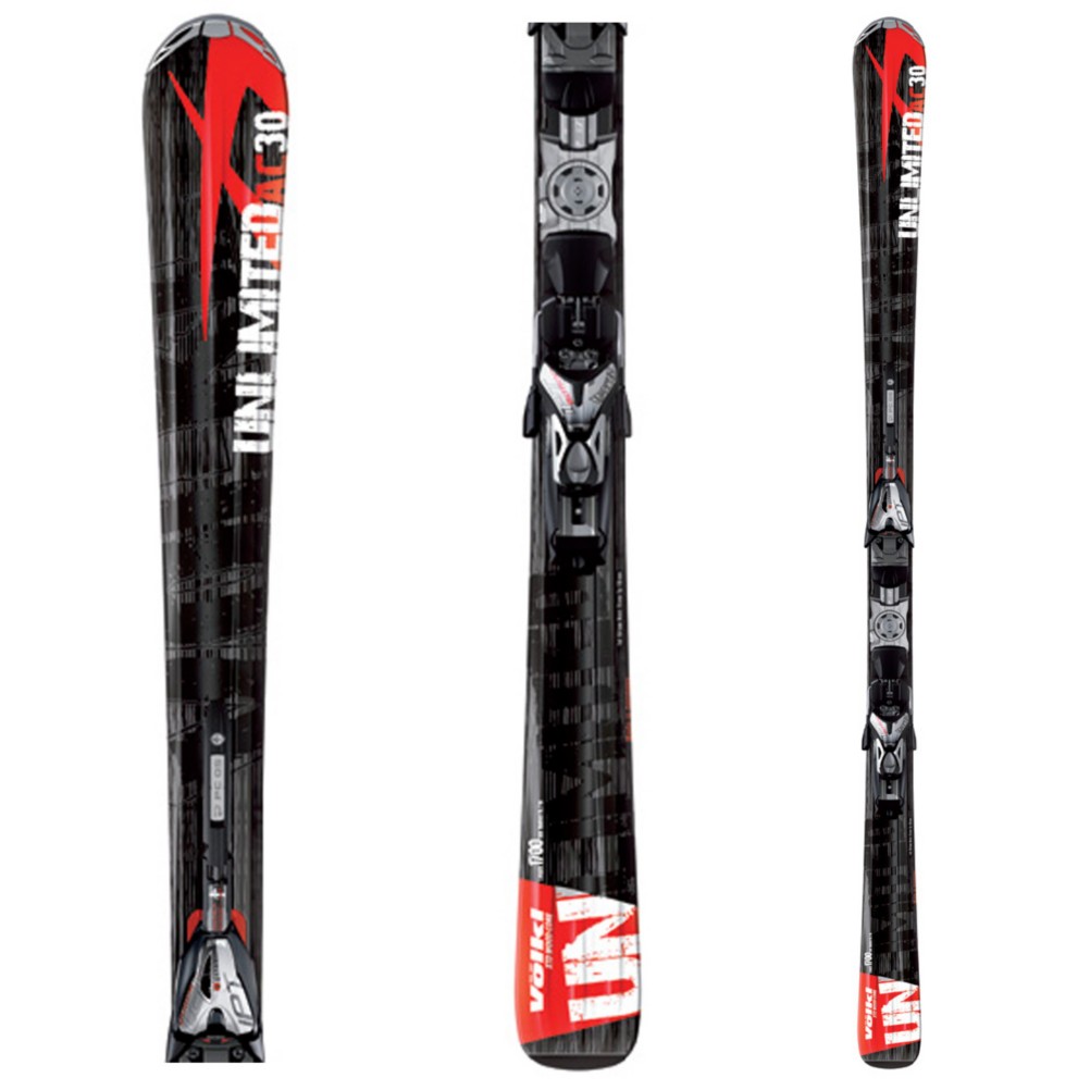Volkl Unlimited AC30 Skis with iPT 11.0 TC Bindings 2009