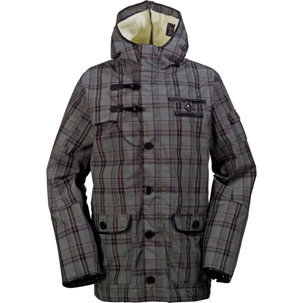 Burton The White Collection's Noble Gentleman Mens Insulated Snowboard Jacket 2009