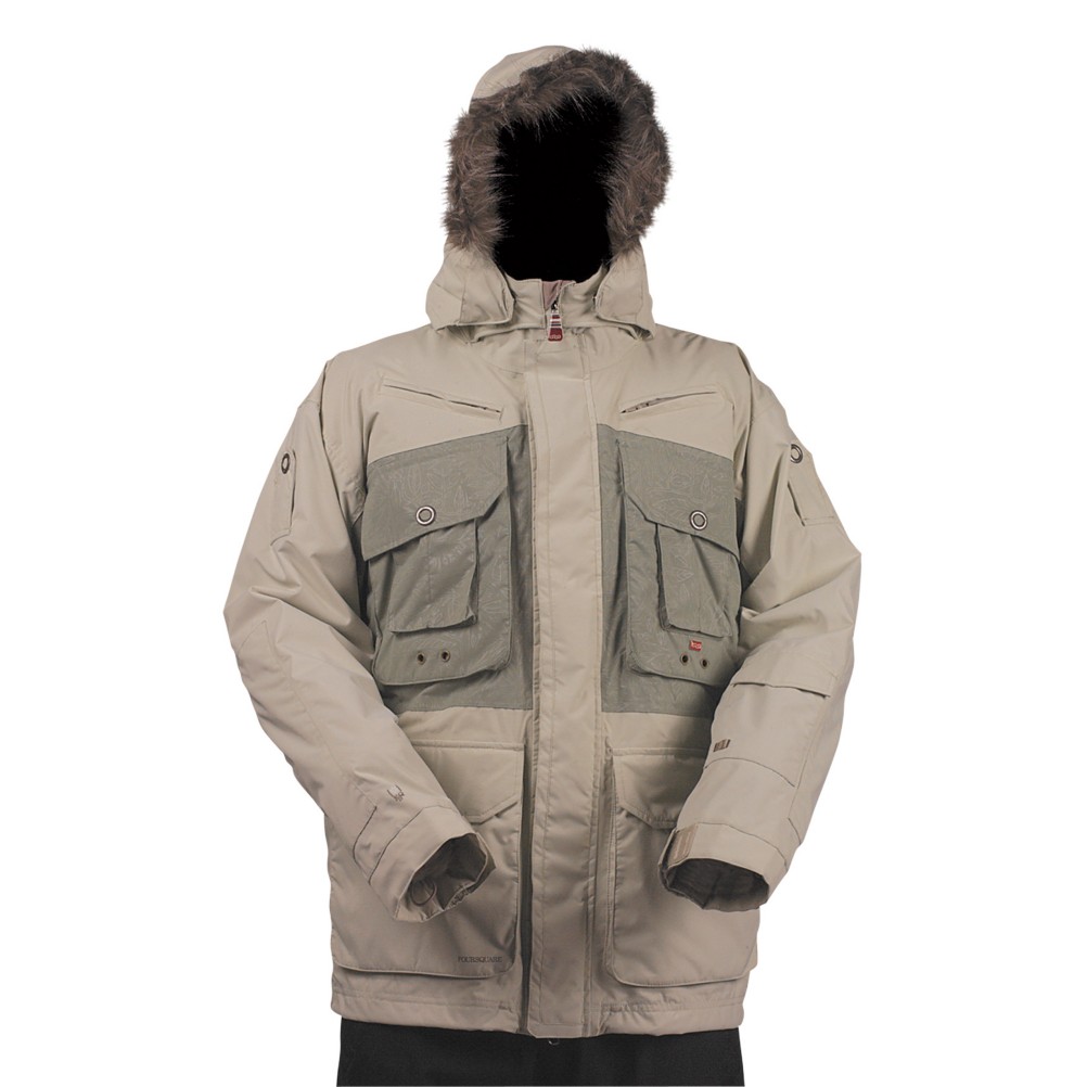 Foursquare Adams Mens Shell Snowboard Jacket 2009