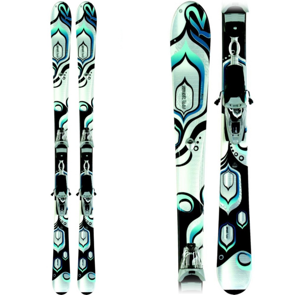 K2 T:Nine Sweet Luv Womens Skis with ERP 10.0 Bindings 2010