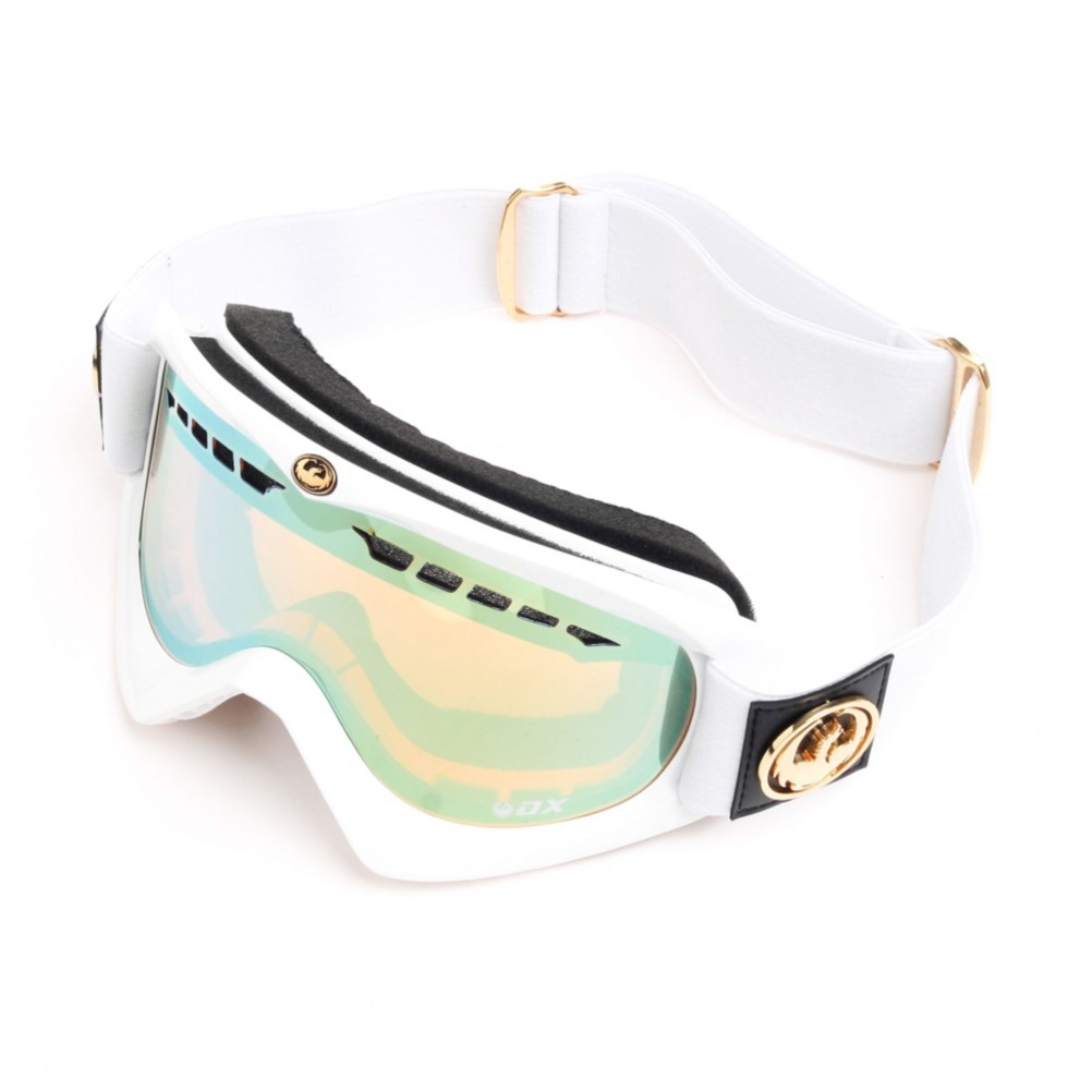 Dragon DX White Gold Goggles - Adults 2010