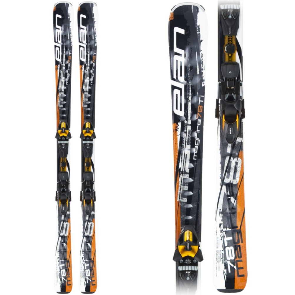 Elan Magfire 78 TI WF Skis with ELX 12 Bindings 2010