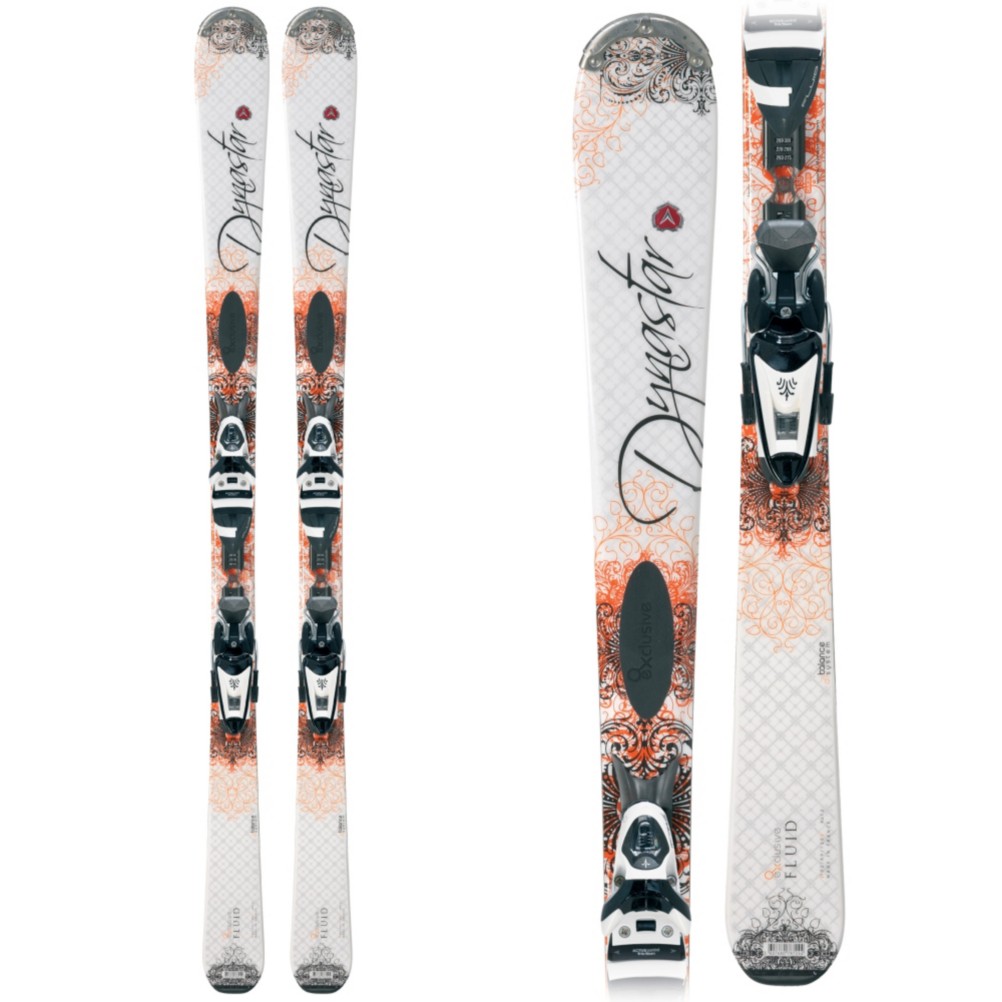 Dynastar Exclusive Fluid Womens Skis with Nova Exc AFC Bindings 2010