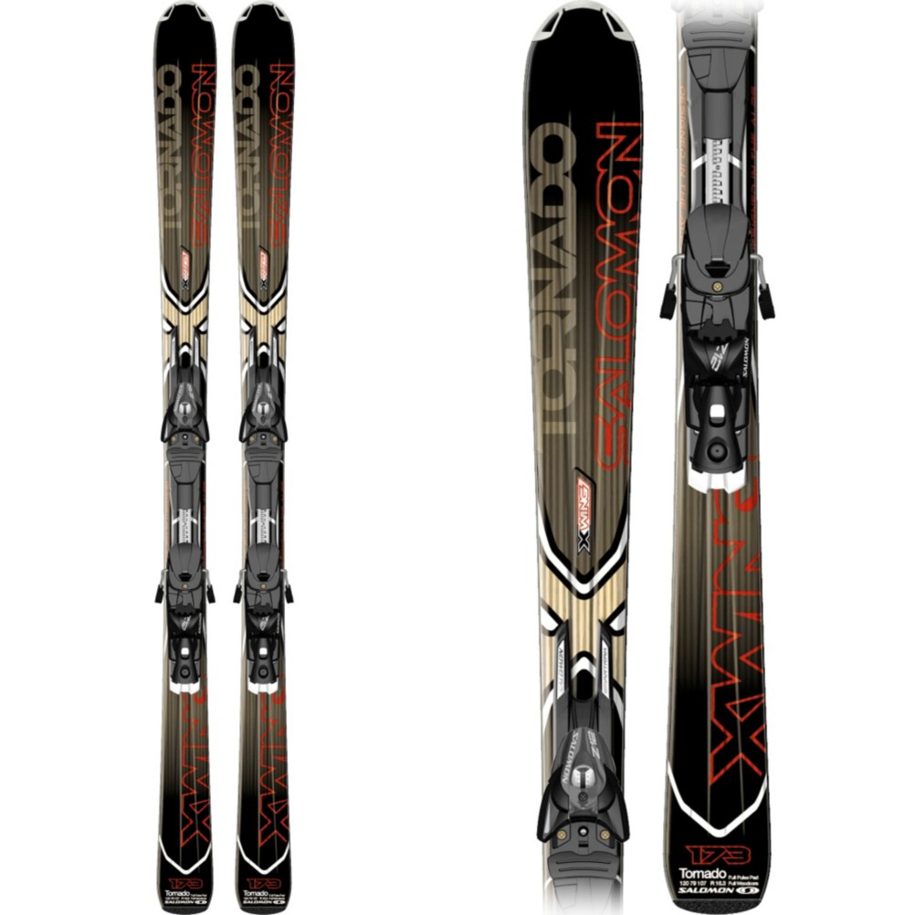 Salomon X-Wing Tornado Skis with Z12 Protrak Bindings 2010