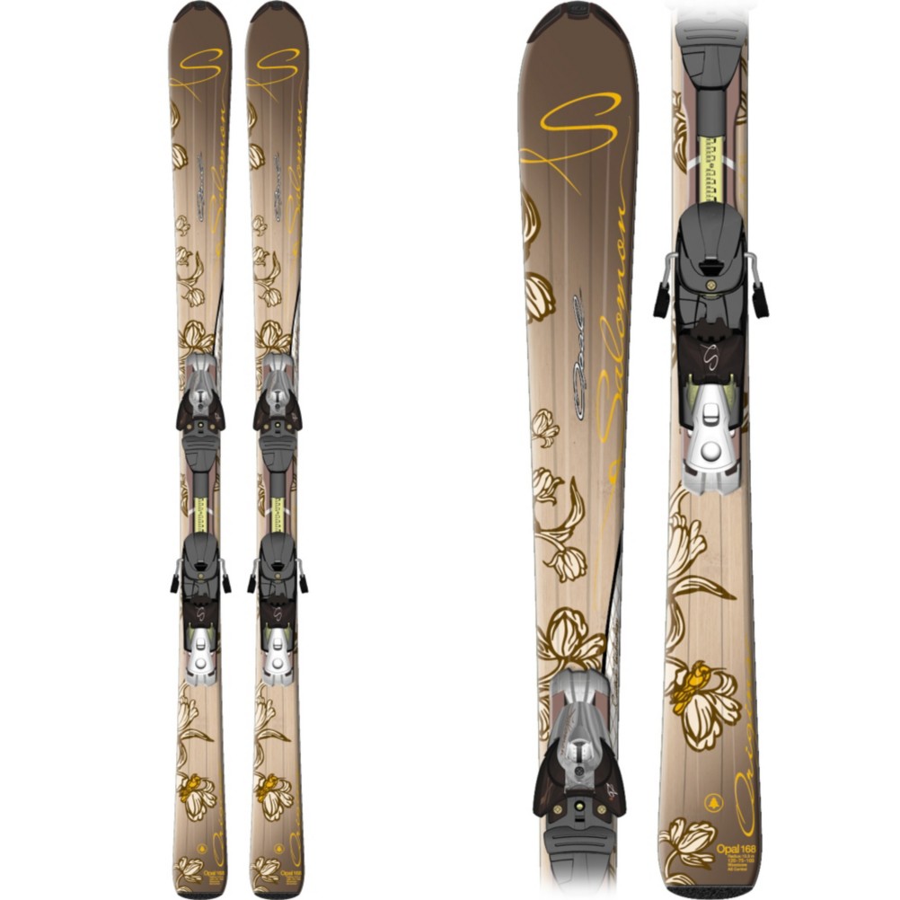 Salomon Origins Opal Womens Skis with Z10 TI Smartrak Bindings 2010