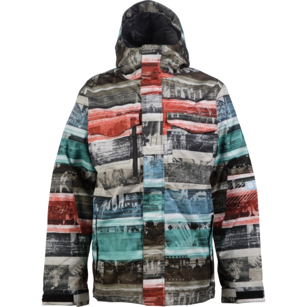 Burton The White Collection Transmission Mens Shell Snowboard Jacket 2010