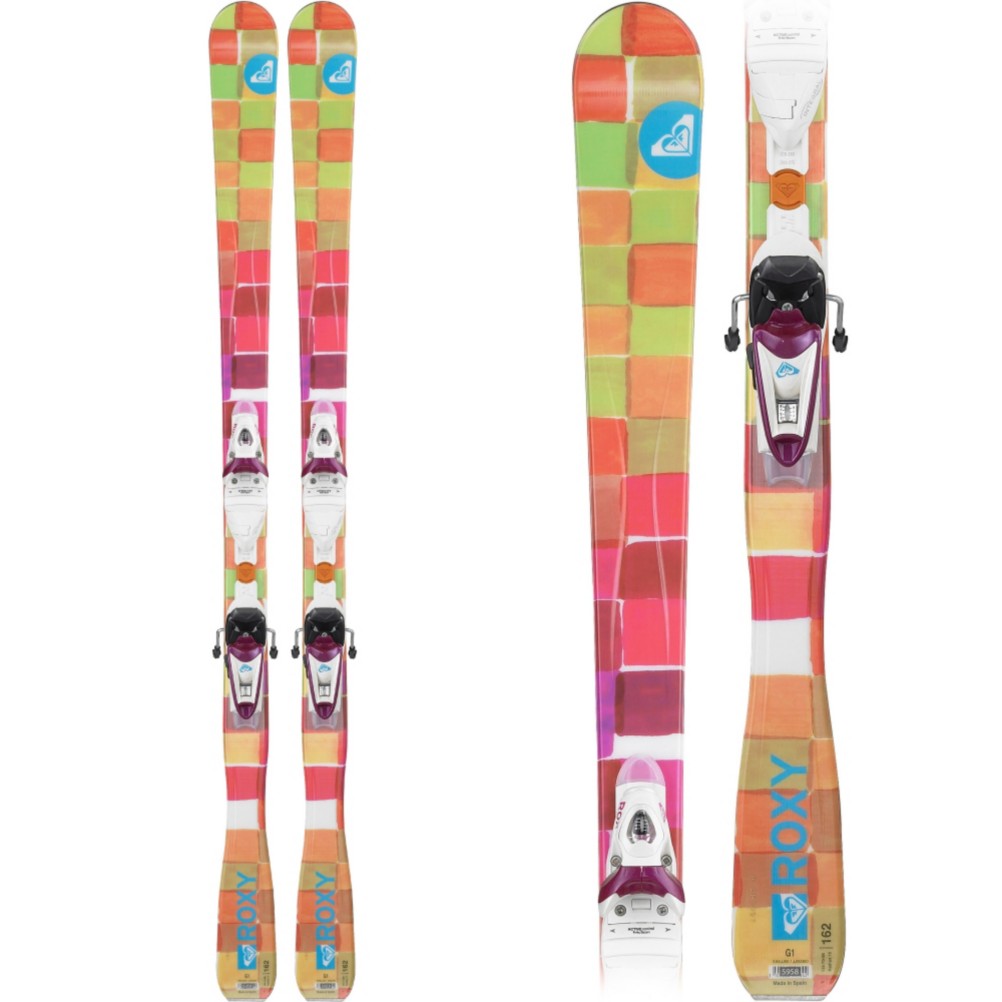 Roxy Swell Womens Skis with N9 AFC Bindings 2010