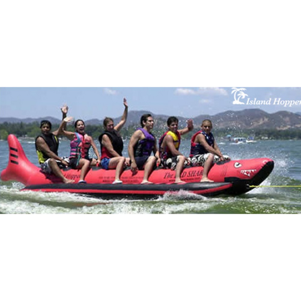 Island Hopper The Red Shark Towable Banana Boat - 6 Passenger 2009