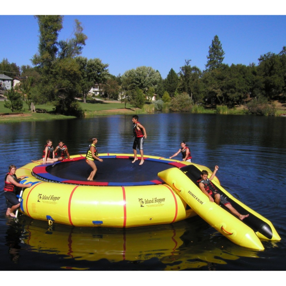Island Hopper Giant Jump 25 Foot Water Trampoline 2009