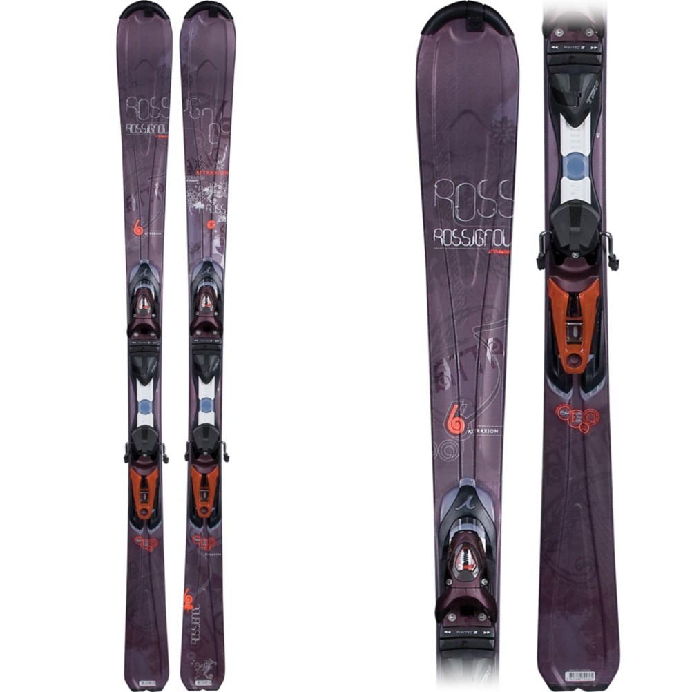 Rossignol Attraxion VI Womens Skis with Saphir 110 Bindings 2010