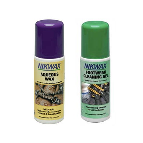 Nikwax Aqueous Footwear Waterproof and Cleaning Kit 2010