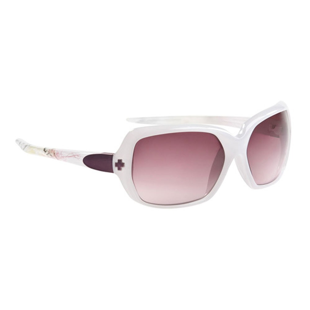 Clear White with Feather Print
