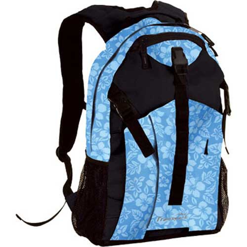 Blue Floral Black